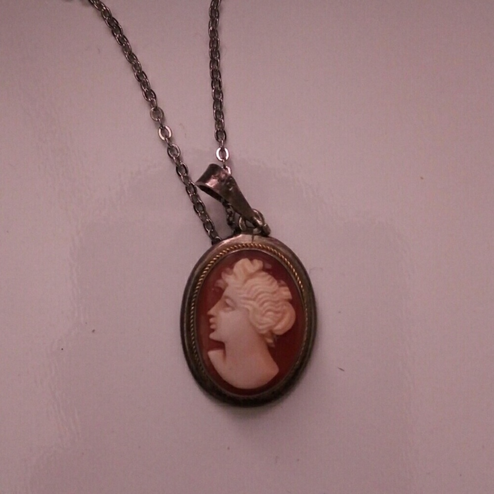 Vintage Victorian like pendant "800" silver